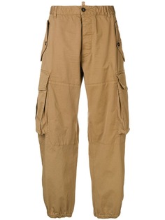 Dsquared2 широкие брюки карго
