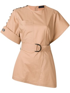 Eudon Choi belted asymmetric top