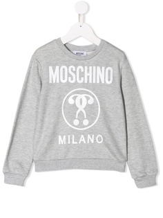 Moschino Kids толстовка с логотипом