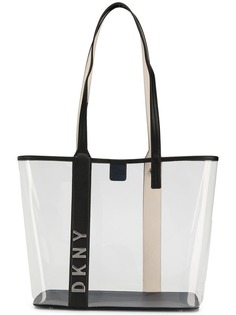 DKNY clear logo tote