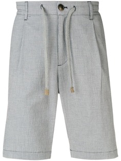 Eleventy шорты с поясом на шнурке