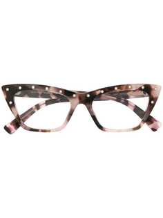 Valentino Eyewear studded cat-eye glasses