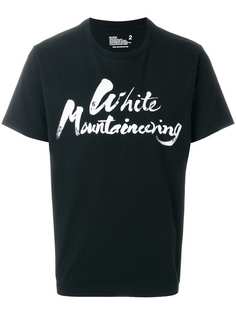 White Mountaineering футболка с принтом логотипа