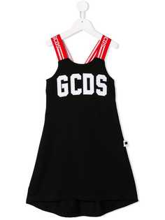 Gcds Kids logo print dress