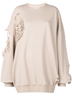 Almaz oversized distressed sweatshirt