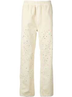 Vyner Articles paint spray twill trousers