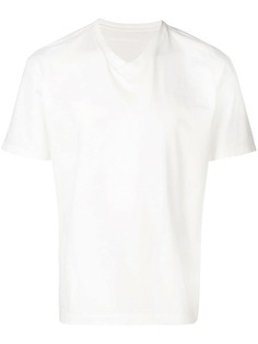 Issey Miyake футболка кроя слим с V-образным вырезом