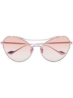 Sunday Somewhere pink Adeline oversized metal sunglasses
