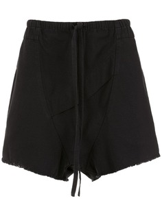Osklen Over drop crotch shorts