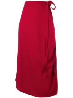 Y / Project high waisted wrap around skirt