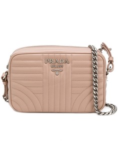 Prada стеганая прямоугольная сумка