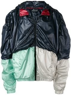 Y / Project colour block hooded jacket