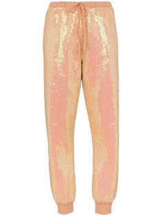 Ashish Sequin drawstring track pants