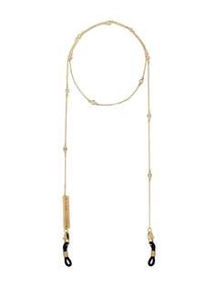 Frame Chain Shine Bright crystal embellished gold plated chain