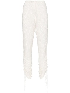 Ashish sequin embellished track pants