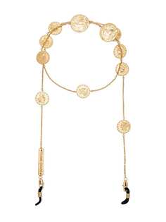 Frame Chain gold plated Lucky Coin belcher chain