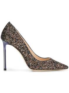 Jimmy Choo Romy 100 glitter pumps