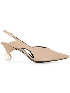 Yuul Yie cut-out pearl pumps