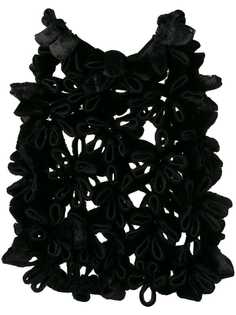 Comme Des Garçons Noir Kei Ninomiya накидка с цветочным дизайном