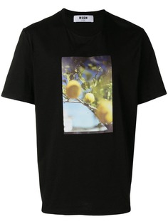 MSGM lemon print T-shirt