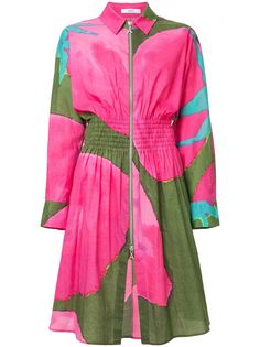 Area платье-рубашка со сборкой на талии