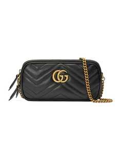 Gucci мини-сумка GG Marmont на цепочной лямке