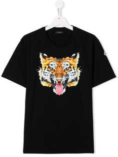 Marcelo Burlon County Of Milan Kids футболка с принтом тигра