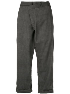 R13 checked trousers