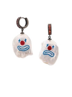 Jiwinaia Happy & Sad Clown earrings