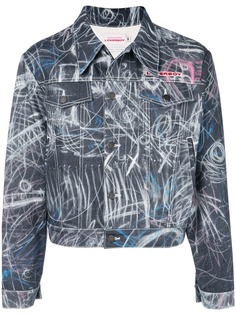Charles Jeffrey Loverboy Chalk Madness denim jacket