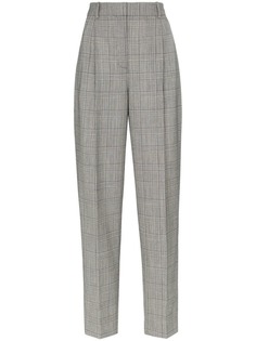 Givenchy check print high waisted tailored trousers