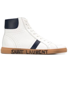 Saint Laurent высокие кроссовки Joe
