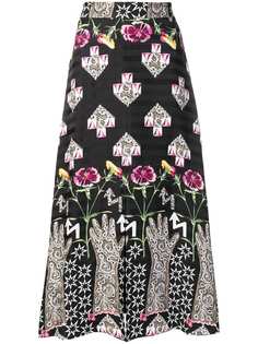 Temperley London юбка с геометричным принтом