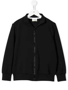 Fendi Kids толстовка на молнии с логотипом