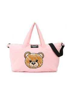Moschino Kids сумка для переодевания с принтом медведя