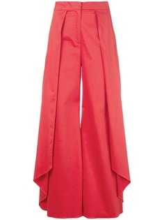 Alexis draped details palazzo pants