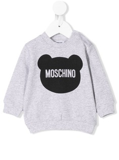 Moschino Kids толстовка с принтом