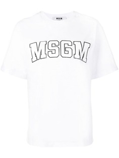 MSGM футболка с логотипом