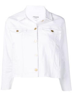 FRAME укороченная куртка с эффектом потертости