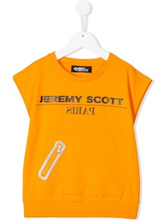 Jeremy Scott Junior трикотажный топ с принтом логотипа