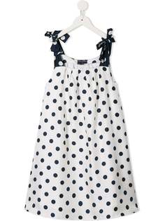 Oscar De La Renta Kids polka-dot flared dress