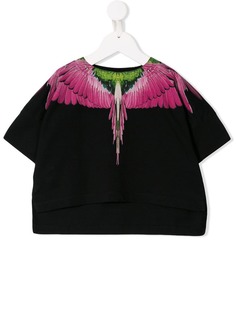 Marcelo Burlon County Of Milan Kids wings print cropped top