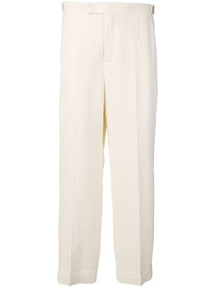 Twin-Set укороченные брюки прямого кроя