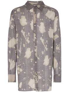 Bed J.W. Ford рубашка в стиле оверсайз в клетку