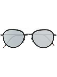 Thom Browne Eyewear солнцезащитные очки-авиаторы