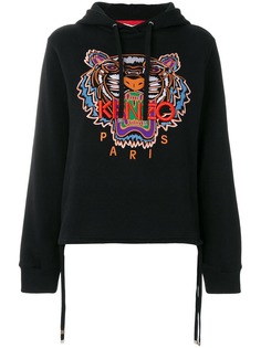 Kenzo толстовка с капюшоном и тигром