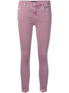 J Brand mid rise cropped skinny jeans