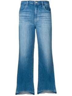 J Brand wide leg cropped jeans