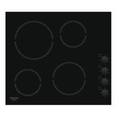Варочная панель HOTPOINT-ARISTON HR 629 C, электрическая, независимая, черный