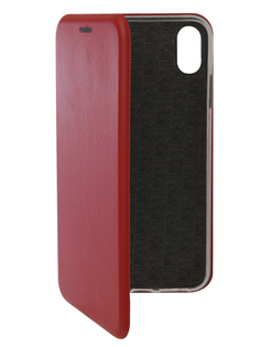 Аксессуар Чехол для APPLE iPhone XS Max Innovation Book Silicone Magnetic Red 13369